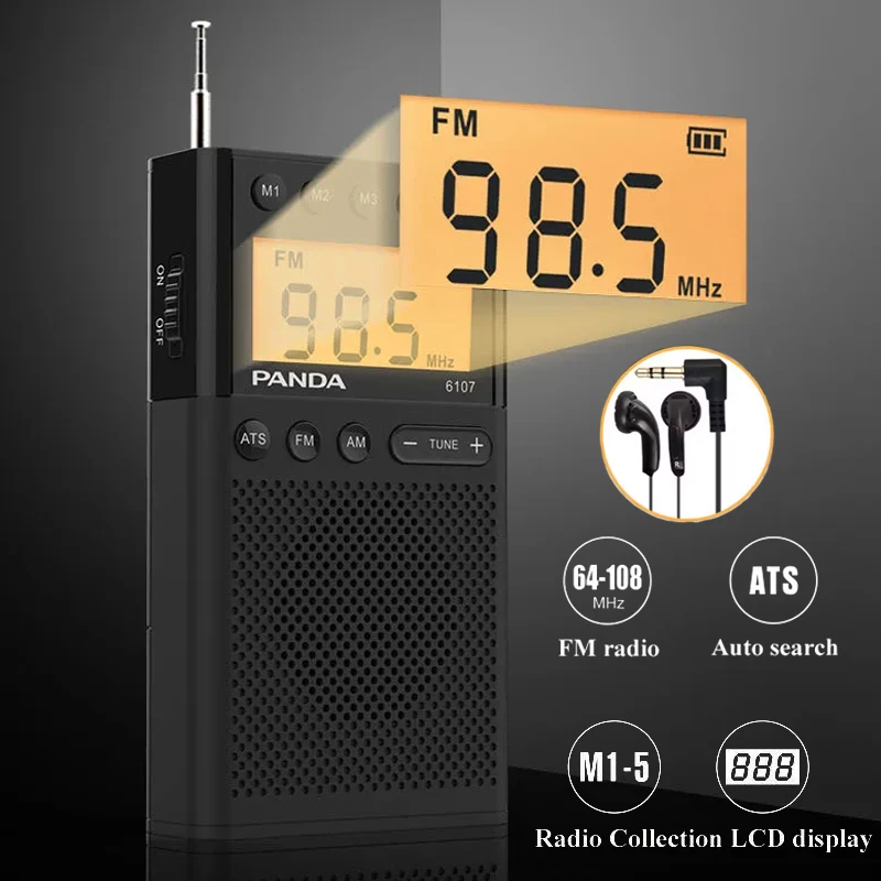 Мини-портативное FM AM-радио, высокочувствительное маленькое карманное радио, встроенный ЖК-дисплей, разъем для наушников 3,5 мм, автоматический поиск, DSP-радио
Мини-портативное FM AM-радио, высокочувствительное маленькое карманное радио, встроенный ЖК-дисплей, разъем для наушников 3,5 мм, автоматический поиск, DSP-радио