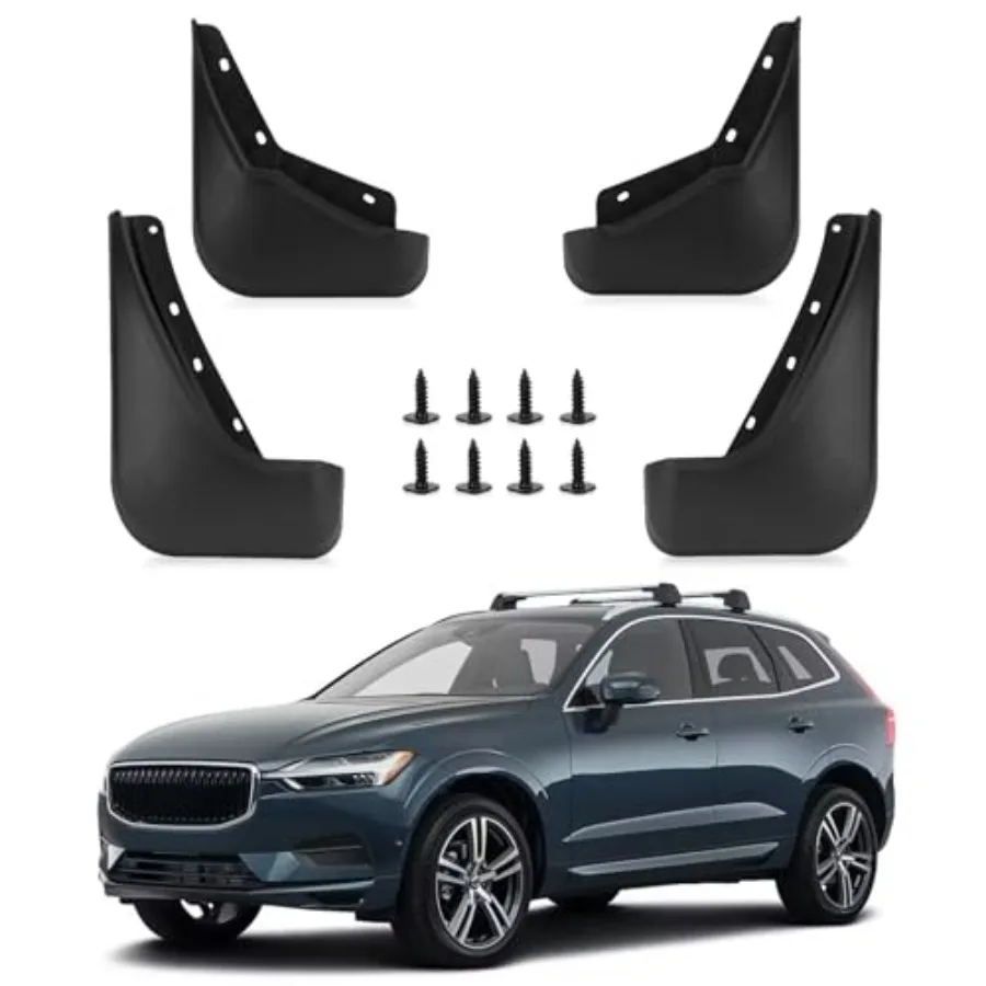 Fit for Volvo XC60 2018-2024 Mud Flaps Set of 4PCS Mud Guard Kit Splash Guards Mudguards Mudflaps with Hardware Kits Accessory
Fit for Volvo XC60 2018-2024 Mud Flaps Set of 4PCS Mud Guard Kit Splash Guards Mudguards Mudflaps with Hardware Kits Accessory
