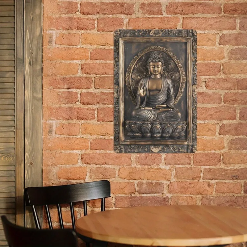 Vintage Bronze Embossed Buddha Aluminum Sign - Moisture-Proof, Perfect for Home, Office, Yoga Studio & Gym Decor, 8x12 Inches
Vintage Bronze Embossed Buddha Aluminum Sign - Moisture-Proof, Perfect for Home, Office, Yoga Studio & Gym Decor, 8x12 Inches