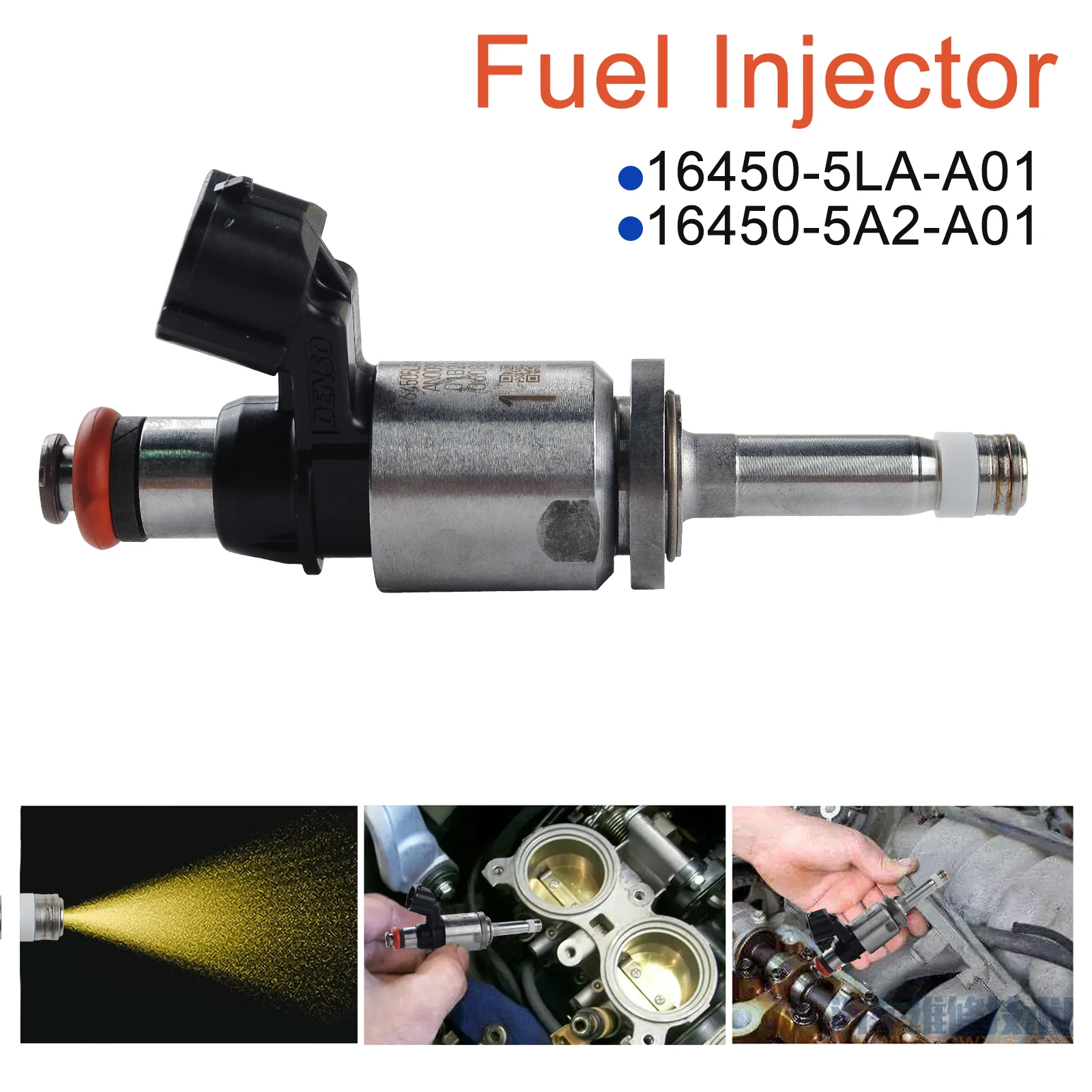 164505LAA01 Fuel Injector 16450-5LA-A01 16450-5A2-A01 Suitable for Honda CR-V Accord Acura 1/4 Set
164505LAA01 Fuel Injector 16450-5LA-A01 16450-5A2-A01 Suitable for Honda CR-V Accord Acura 1/4 Set