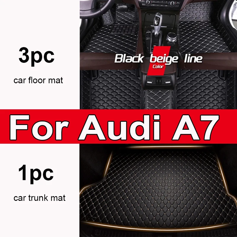 Custom Automotive Car Floor Mats For Audi A7 2012 2013 2014 2015 2016 2017 Auto Luxury Leather Men Women Car Mats Full Coverage
Custom Automotive Car Floor Mats For Audi A7 2012 2013 2014 2015 2016 2017 Auto Luxury Leather Men Women Car Mats Full Coverage