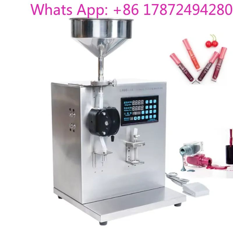 Semi-automatic Single Nozzles Nail Polish Makeup Remover Peristaltic Pump Liquid Filling Machine
Semi-automatic Single Nozzles Nail Polish Makeup Remover Peristaltic Pump Liquid Filling Machine