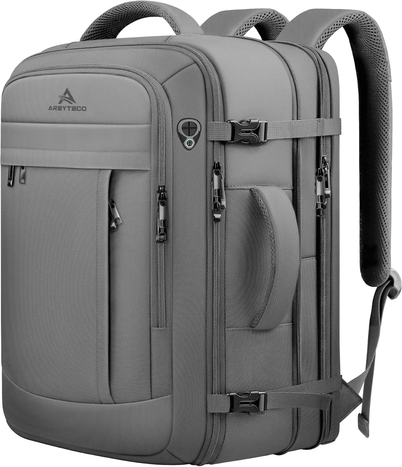 60L Extra Large Travel Laptop Backpack for Men, Big Capacity Carry On Backpack, 18-19 Inch Water Resistant College Daypack, Grey
60L Extra Large Travel Laptop Backpack for Men, Big Capacity Carry On Backpack, 18-19 Inch Water Resistant College Daypack, Grey