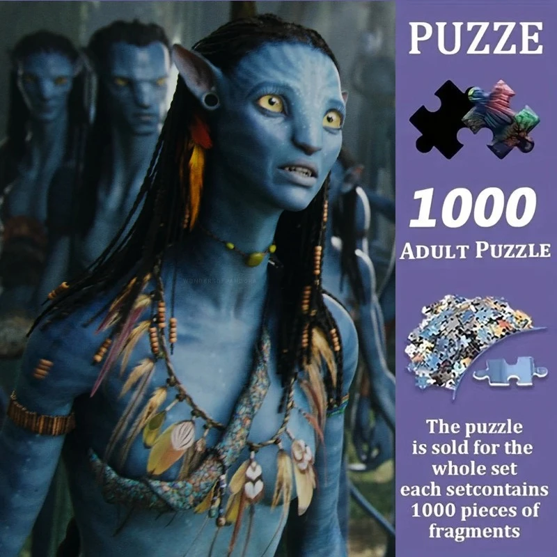 1000pcs Jigsaw Puzzle, Avatar Movie Puzzle, Perfect for DIY Creative Fun with Family,Gift ,teasing Toy
1000pcs Jigsaw Puzzle, Avatar Movie Puzzle, Perfect for DIY Creative Fun with Family,Gift ,teasing Toy