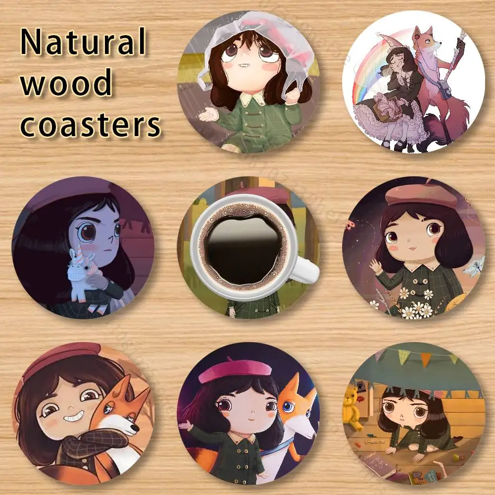 L-Little M-Misfortune wooden anti-slip coasters, suitable for home office and living room decoration
L-Little M-Misfortune wooden anti-slip coasters, suitable for home office and living room decoration