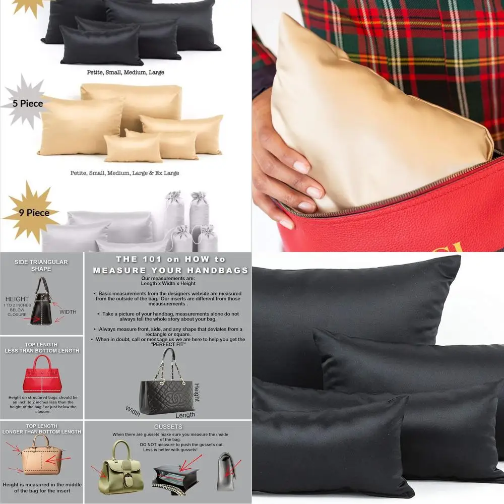 Мягкие вставки для кошелька на заказ — набор из 4 сумок от маленьких и больших сумок для предотвращения биговки и повреждений (черный, S-L)
Мягкие вставки для кошелька на заказ — набор из 4 сумок от маленьких и больших сумок для предотвращения биговки и повреждений (черный, S-L)