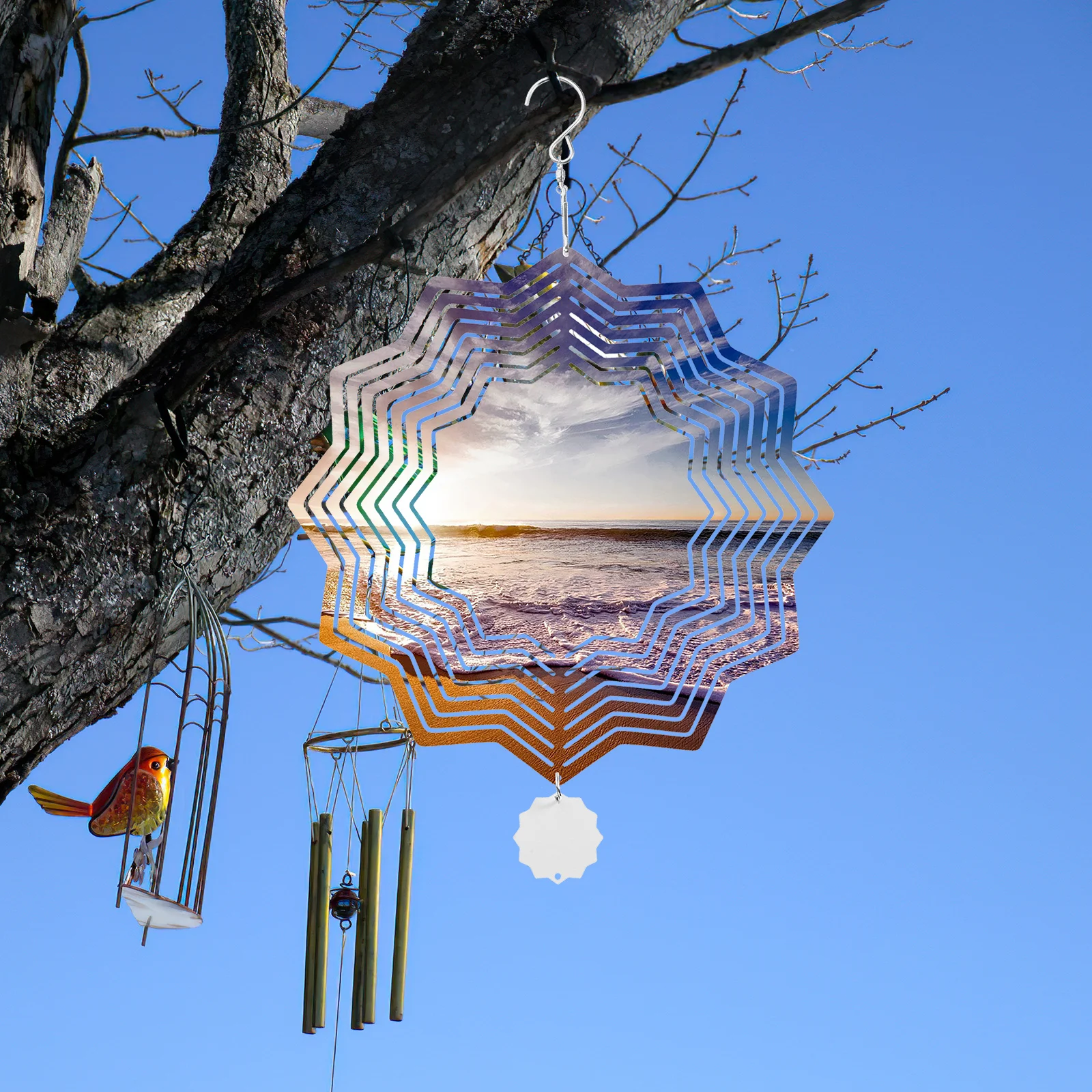 Sublimation Wind Spinner Aluminum Blank DIY Hanging Ornament for Garden Yard Patio Decor Sublimation Wind Spinners
Sublimation Wind Spinner Aluminum Blank DIY Hanging Ornament for Garden Yard Patio Decor Sublimation Wind Spinners