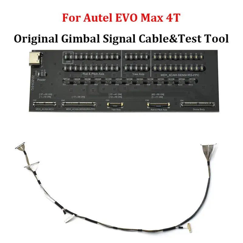 Gimbal Signal Cable & Test Tool for Autel EVO Max 4T Drone Camera Coaxial Line Video Signal Transmission Wire Part
Gimbal Signal Cable & Test Tool for Autel EVO Max 4T Drone Camera Coaxial Line Video Signal Transmission Wire Part