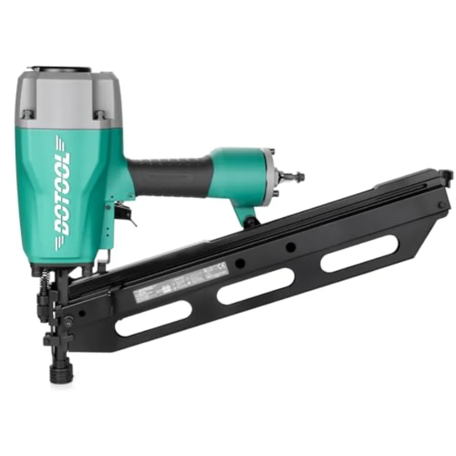 Framing Nailer, Framing Tool for 21 Degree 2-Inch to 3-1/2-Inch Plastic Collated Nails,Professional Pneumatic Nailer for Floorin
Framing Nailer, Framing Tool for 21 Degree 2-Inch to 3-1/2-Inch Plastic Collated Nails,Professional Pneumatic Nailer for Floorin