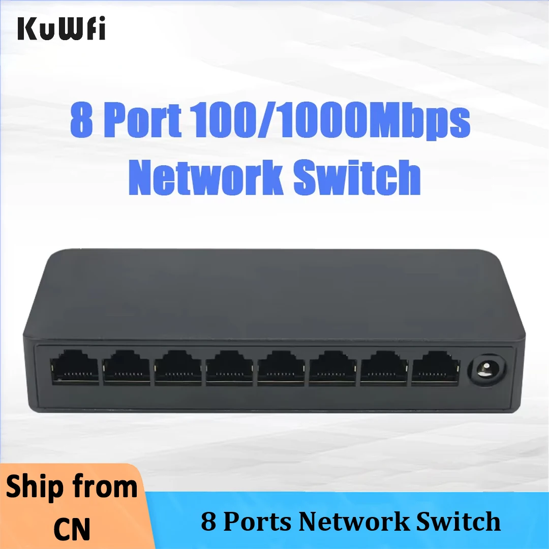 KuWFi 8-портовый Ethernet-коммутатор 10/100/1000 Мбит/с настольный гигабитный сетевой коммутатор адаптер RJ45 Ethernet-коммутатор быстрый переключатель
KuWFi 8-портовый Ethernet-коммутатор 10/100/1000 Мбит/с настольный гигабитный сетевой коммутатор адаптер RJ45 Ethernet-коммутатор быстрый переключатель