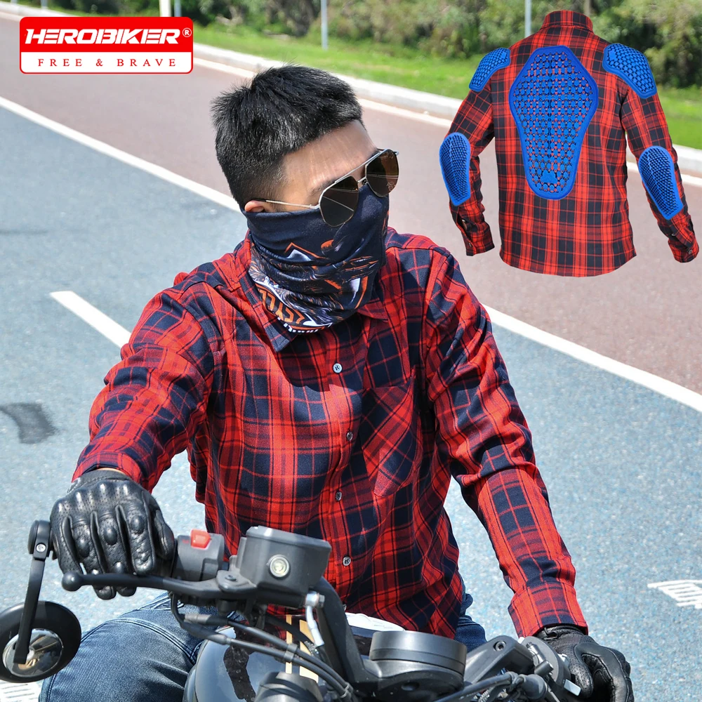 Men Women Retro Motorcycle Jacket Motorcycle Riding Suit Casual Checkered Shirt Riding Suit Anti Fall 5PCS Protective Gear
Men Women Retro Motorcycle Jacket Motorcycle Riding Suit Casual Checkered Shirt Riding Suit Anti Fall 5PCS Protective Gear