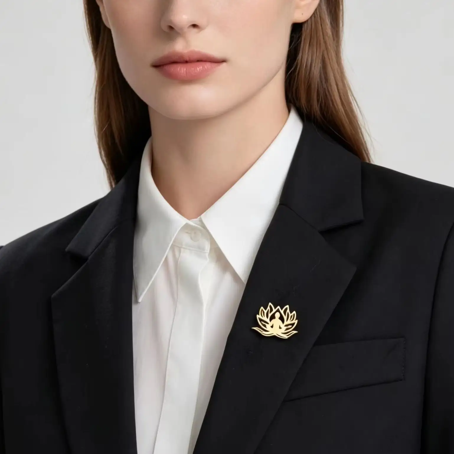 Lucktune Lotus Meditation Brooch Stainless Steel Metal Pins For Men Women's Shirt Badges Yoga Supernatural Power Amulet Jewelry
Lucktune Lotus Meditation Brooch Stainless Steel Metal Pins For Men Women's Shirt Badges Yoga Supernatural Power Amulet Jewelry
