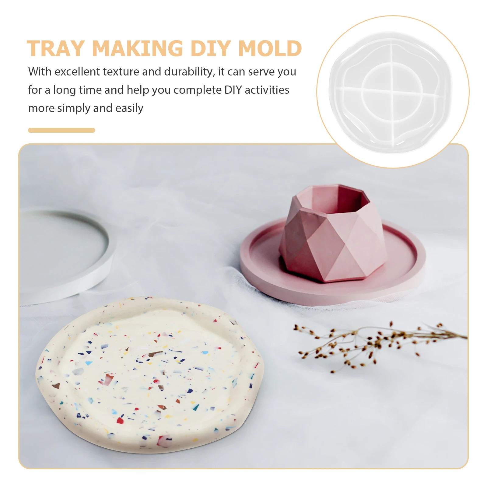 Irregular Tray Mold Silicone Resin Mold For Diy Coaster Storage Handmade Craft Durable Flexible Safe Material
Irregular Tray Mold Silicone Resin Mold For Diy Coaster Storage Handmade Craft Durable Flexible Safe Material