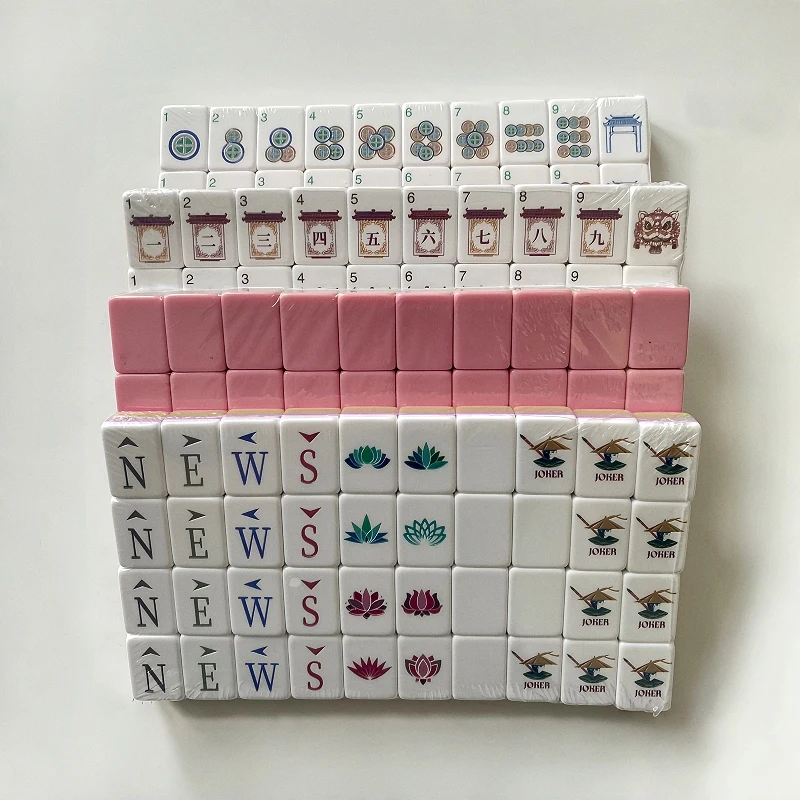Pink 4-Layer Engraved Acrylic American Mahjong Set, Carved Jongg Tiles for Family Party, Premium Surprise Gift for Mahjong Lover
Pink 4-Layer Engraved Acrylic American Mahjong Set, Carved Jongg Tiles for Family Party, Premium Surprise Gift for Mahjong Lover