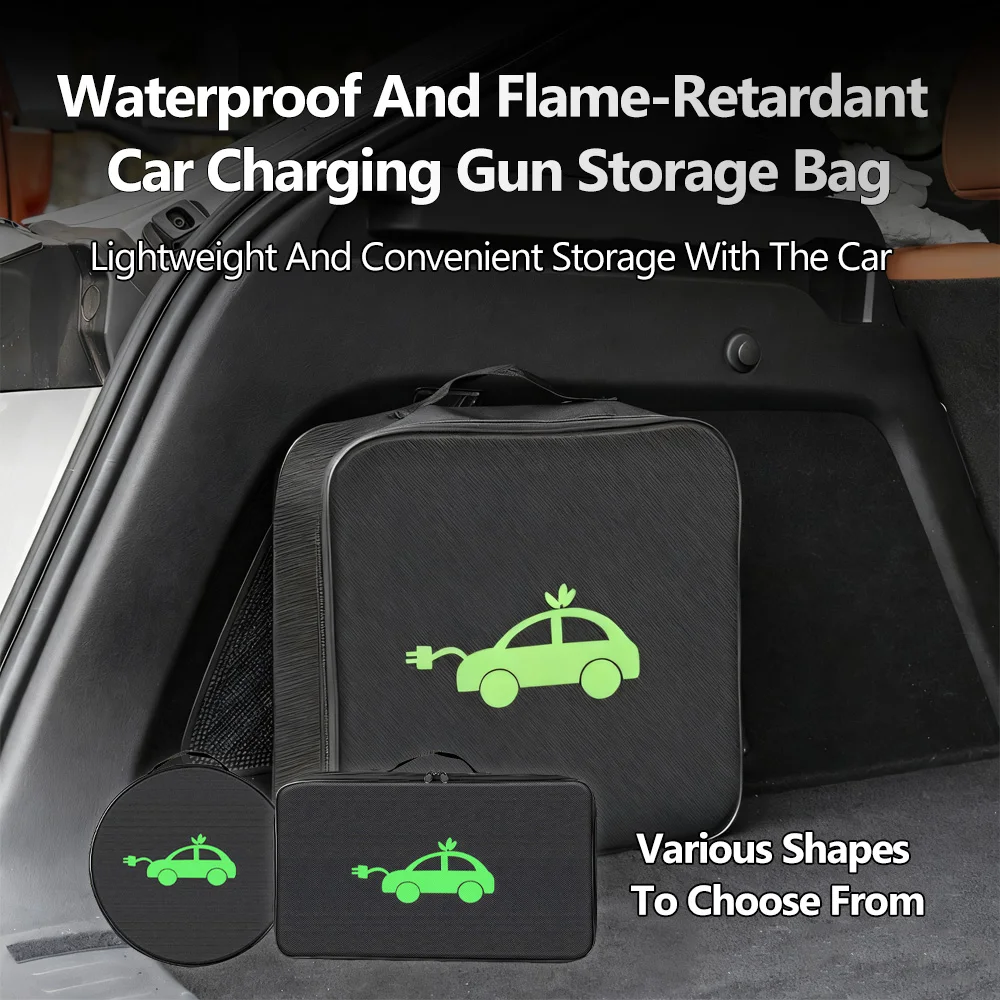 Car Charging Gun Storage Bag Hand-Held Waterproof Portable Storage Bag Large-Capacity Car Charging Cable Storage Bag
Car Charging Gun Storage Bag Hand-Held Waterproof Portable Storage Bag Large-Capacity Car Charging Cable Storage Bag