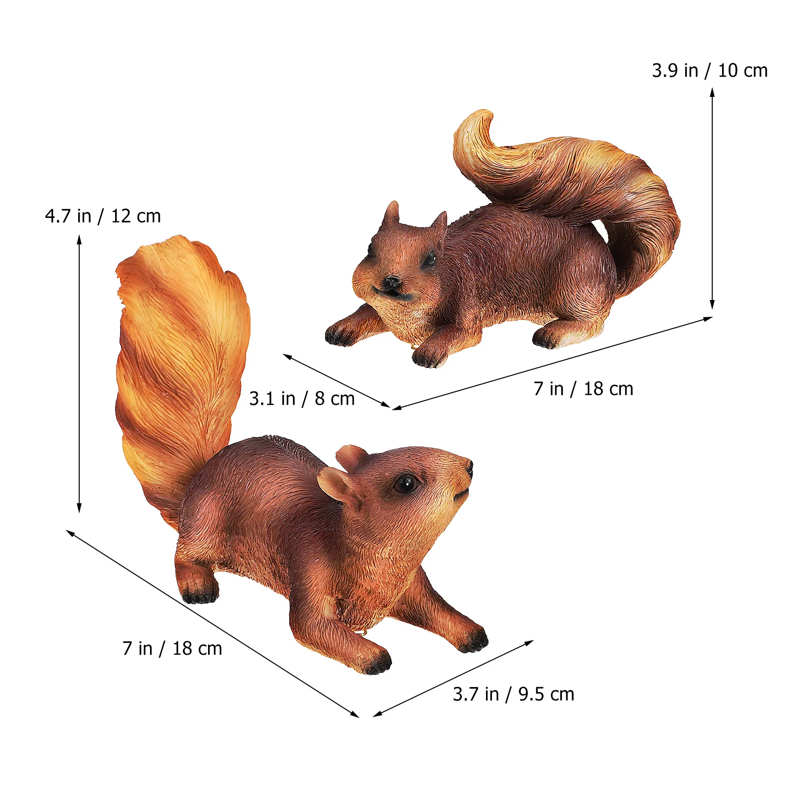 2pcs RealisticResinSquirrelStatueGardenLawnTreeIndoorShelfDecorDurableFadeResistantAnimalLandscapingDecorationsGardenSquirrel
2pcs RealisticResinSquirrelStatueGardenLawnTreeIndoorShelfDecorDurableFadeResistantAnimalLandscapingDecorationsGardenSquirrel