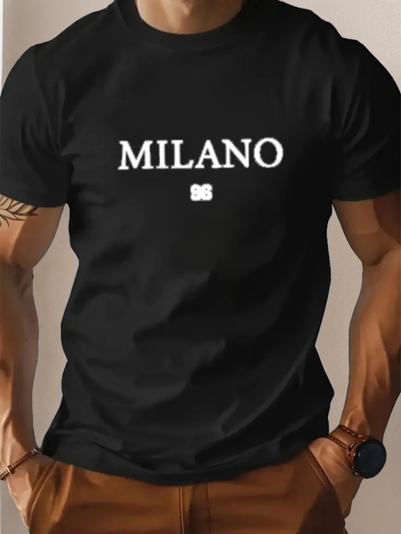 Мужские футболки High Street Y2k Лето 100% хлопок Milano Ninety Six с принтом Футболка с короткими рукавами 90-х годов винтажная одежда High Street
Мужские футболки High Street Y2k Лето 100% хлопок Milano Ninety Six с принтом Футболка с короткими рукавами 90-х годов винтажная одежда High Street