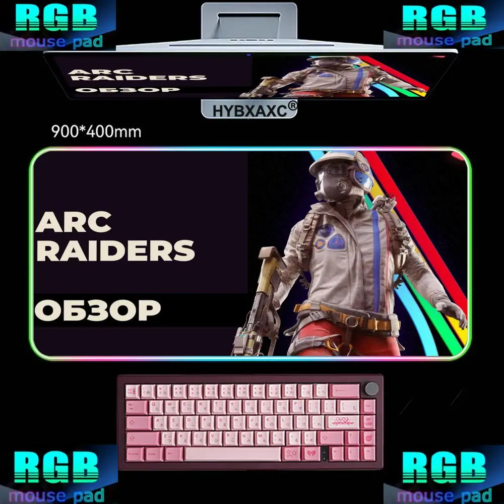 RGB LED Gamer Computer Table Mat Popular Cool Search Fight Withdraw FPS Game A_ARC raiders HD Mousepad Large Gaming Mouse Pad
RGB LED Gamer Computer Table Mat Popular Cool Search Fight Withdraw FPS Game A_ARC raiders HD Mousepad Large Gaming Mouse Pad