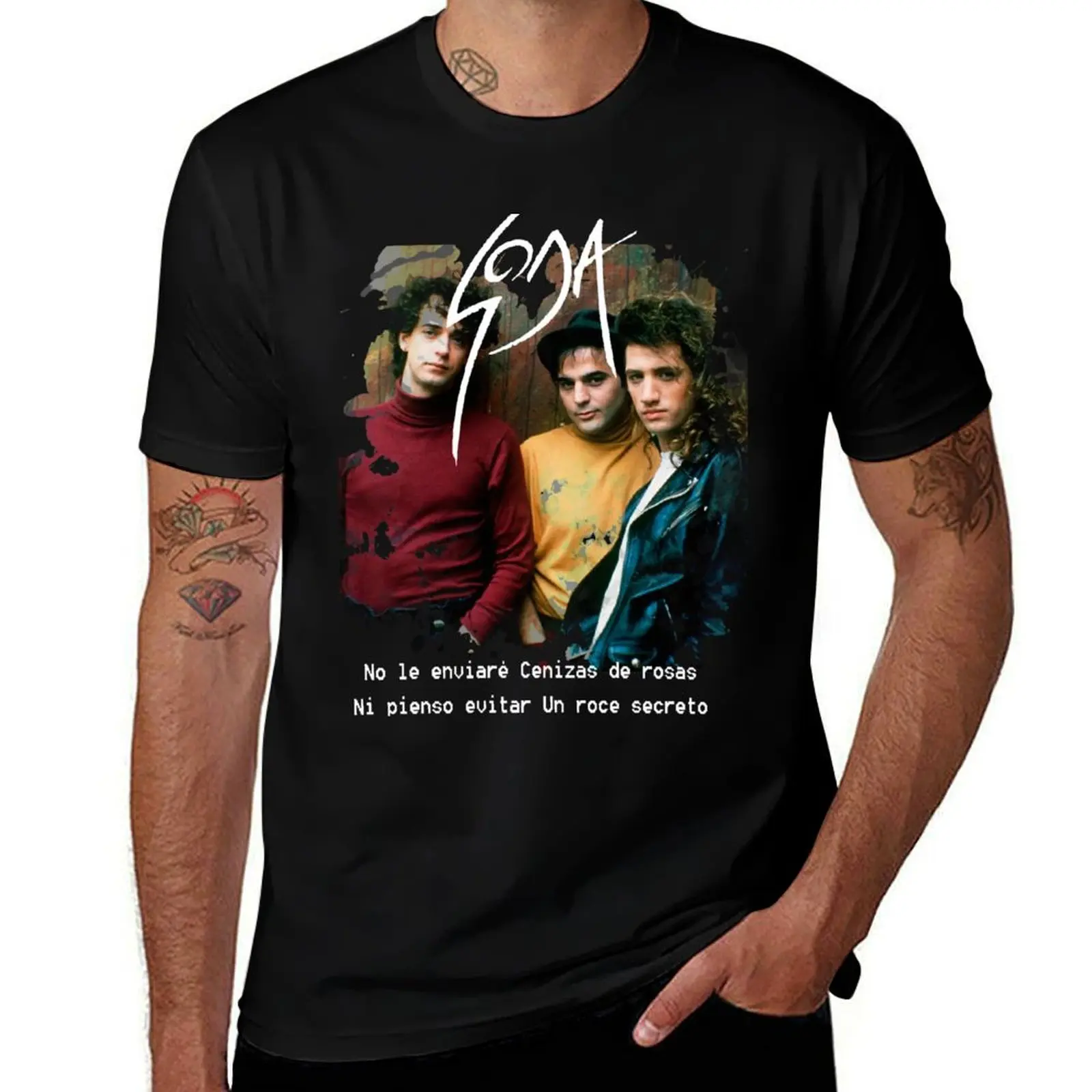Soda Estereo De Musica Ligera T-Shirt street wear summer clothes aesthetic clothes sweat mens graphic t-shirts big and tall
Soda Estereo De Musica Ligera T-Shirt street wear summer clothes aesthetic clothes sweat mens graphic t-shirts big and tall
