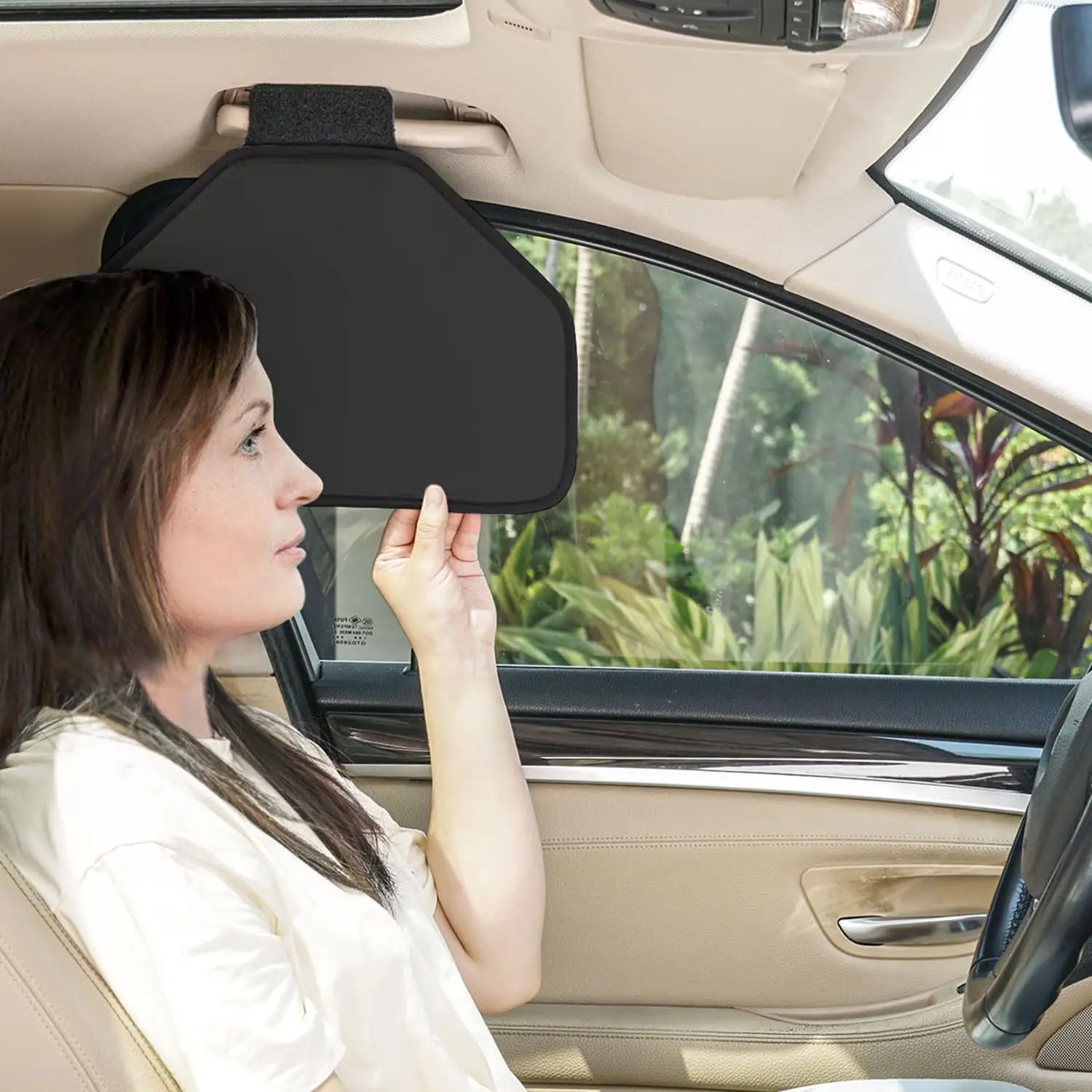 Side Window Sun Visor for Car Roof Handles - Blocks Glare and Heat for Driver or Passenger, Easy Install and Storage
Side Window Sun Visor for Car Roof Handles - Blocks Glare and Heat for Driver or Passenger, Easy Install and Storage