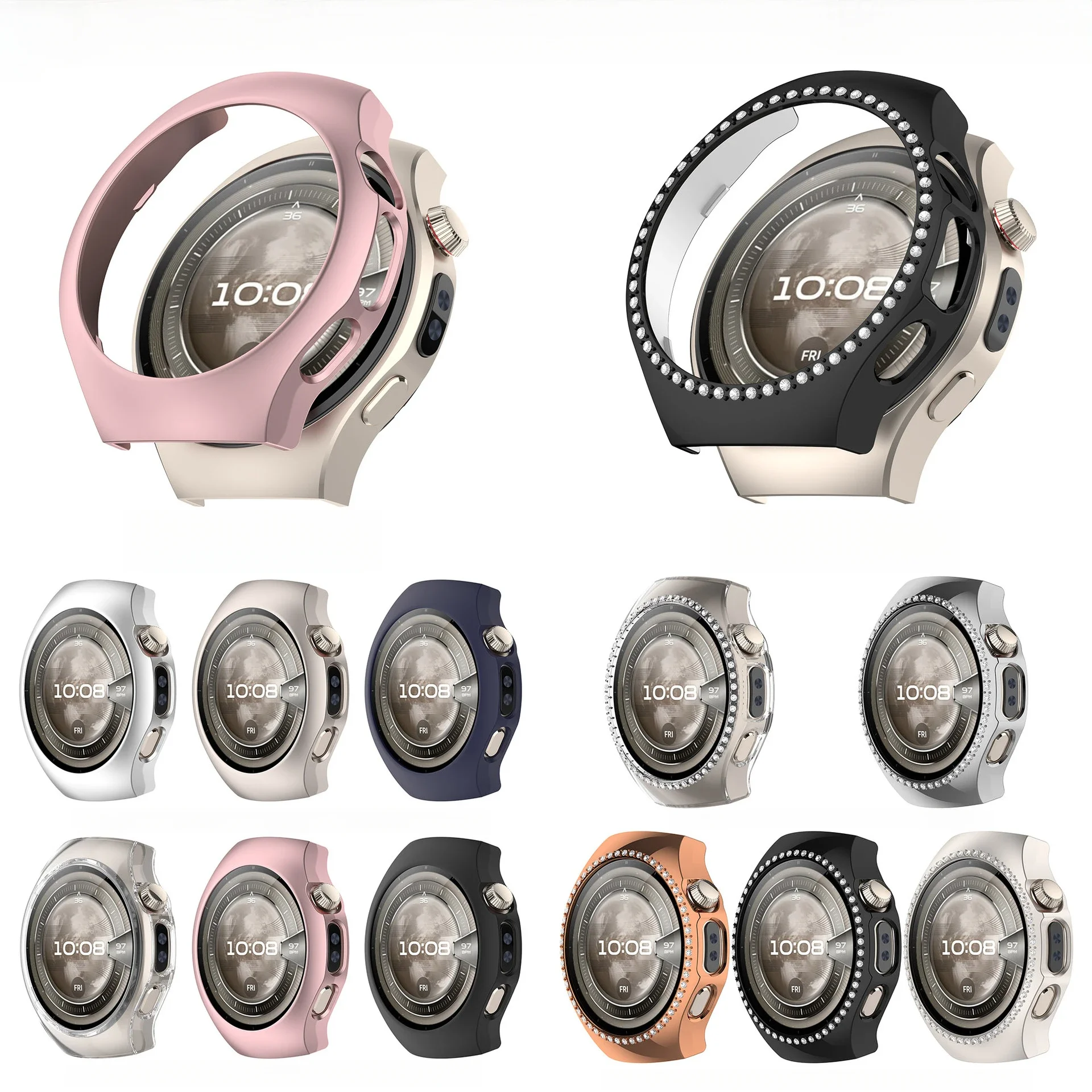 For Huawei Watch5 42mm Watch 5 46mm Protective Case Cover Bumper Hollow Shell Frame Anti-scratch Accessories Protector
For Huawei Watch5 42mm Watch 5 46mm Protective Case Cover Bumper Hollow Shell Frame Anti-scratch Accessories Protector
