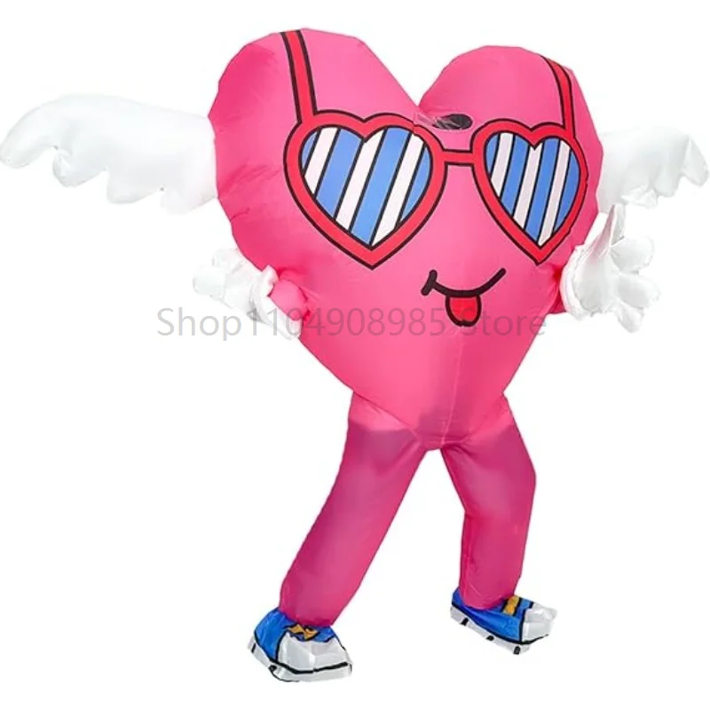 Inflatable Valentine's Day costume Adult Inflatable Pink Love Suit Fun Halloween Party Mascot Dress Up Funny Novelty costume
Inflatable Valentine's Day costume Adult Inflatable Pink Love Suit Fun Halloween Party Mascot Dress Up Funny Novelty costume