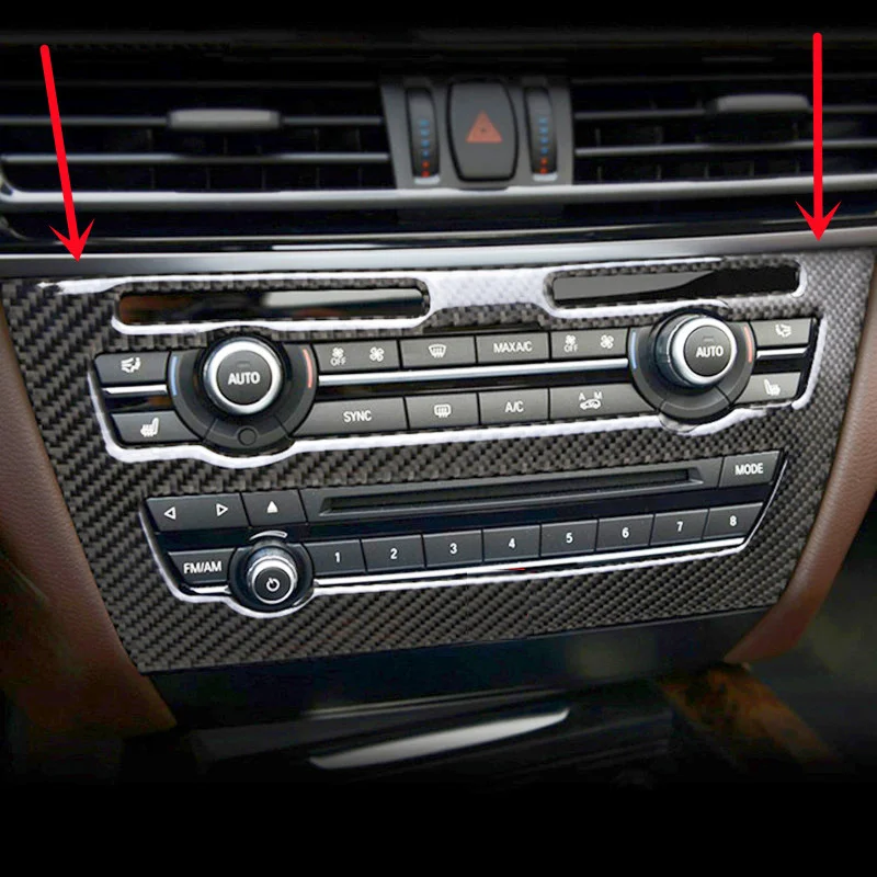 Carbon Fiber Car Air Conditioning Panel Decorative Cover Trim Strips Stickers For BMW X5 X6 F15 F16 Car Interior Accessories
Carbon Fiber Car Air Conditioning Panel Decorative Cover Trim Strips Stickers For BMW X5 X6 F15 F16 Car Interior Accessories