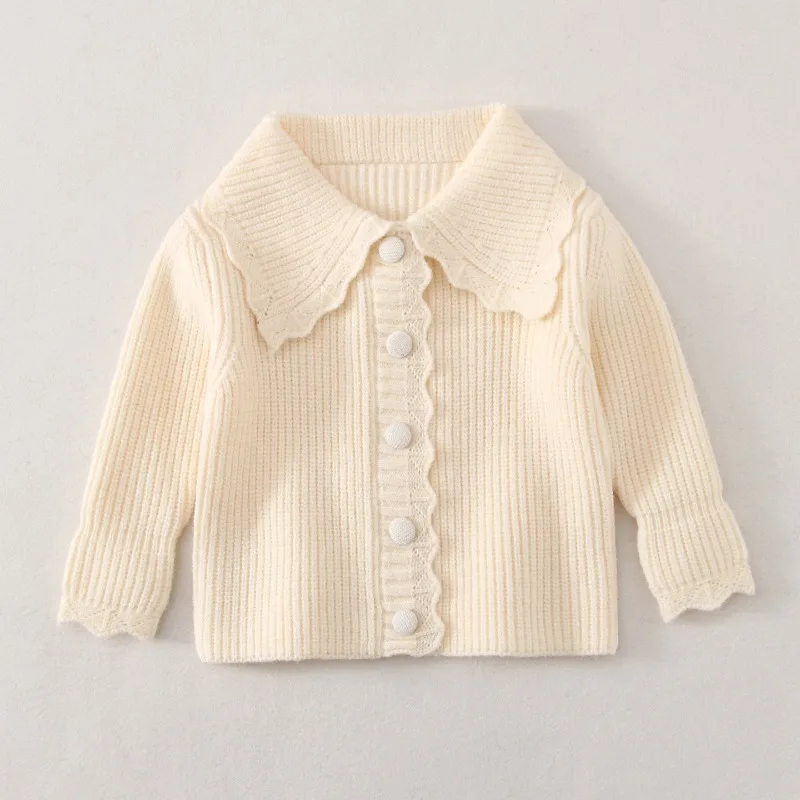 Girls Knitted Cardigan Thicken Infant Baby Cardigans Ruffle Collar Infant Knit Outfit Kids Jacket Clothes Baby Sweaters 2026 New
Girls Knitted Cardigan Thicken Infant Baby Cardigans Ruffle Collar Infant Knit Outfit Kids Jacket Clothes Baby Sweaters 2026 New