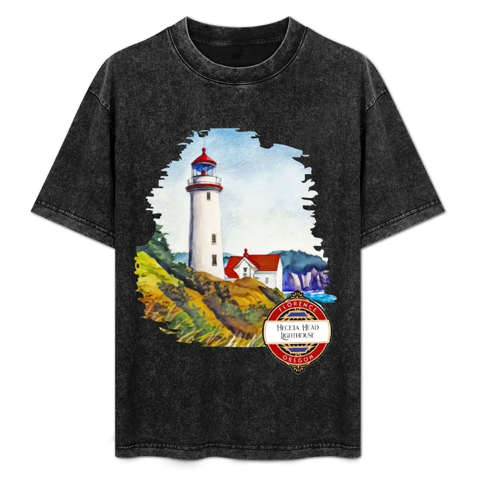 Heceta Head Lighthouse Florence Oregon T-Shirt Fashion Graphic Tee for Men
Heceta Head Lighthouse Florence Oregon T-Shirt Fashion Graphic Tee for Men