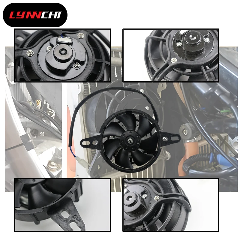 LYNNCHI Motorcycle Parts 120mm Cooling Fan Electric Radiator Engine Radiators For 200cc 250cc 300cc Dirt Pit Bike ATV Quad
LYNNCHI Motorcycle Parts 120mm Cooling Fan Electric Radiator Engine Radiators For 200cc 250cc 300cc Dirt Pit Bike ATV Quad