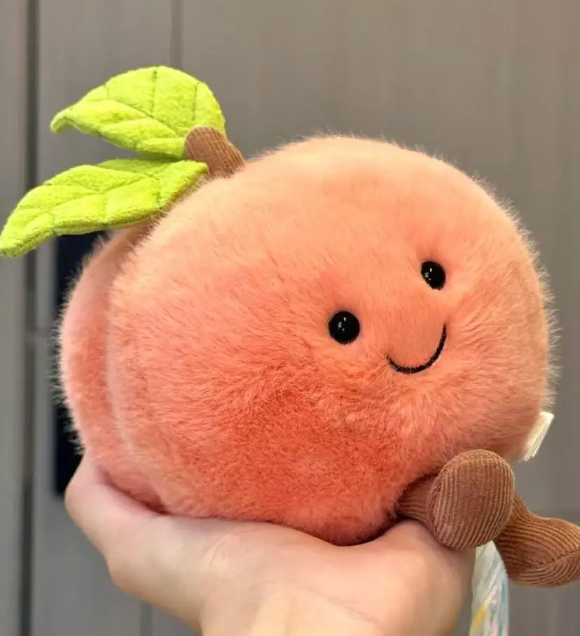 Jelly Cat Peach Pear Cherry Plush Doll Smiling Face Fruit Series Home Bedroom Decoration Pet Interactive Toy Birthday Gift
Jelly Cat Peach Pear Cherry Plush Doll Smiling Face Fruit Series Home Bedroom Decoration Pet Interactive Toy Birthday Gift
