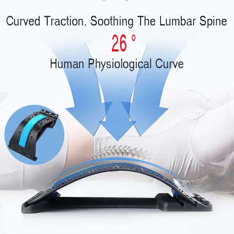 Massage Tools Massageador Magic Stretch Fitness Lumbar Support Relaxation Spine Pain Relief Back Massager Stretcher Equipment
Massage Tools Massageador Magic Stretch Fitness Lumbar Support Relaxation Spine Pain Relief Back Massager Stretcher Equipment