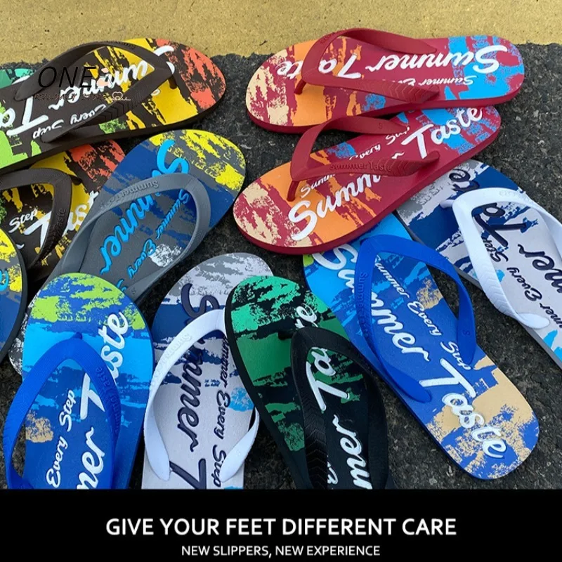 Новые летние шлепанцы с граффити для мужчин. Модная верхняя одежда для мужчин. Персонализированные противоскользящие тапочки для пляжа. Мужская обувь из ПВХ.
Новые летние шлепанцы с граффити для мужчин. Модная верхняя одежда для мужчин. Персонализированные противоскользящие тапочки для пляжа. Мужская обувь из ПВХ.