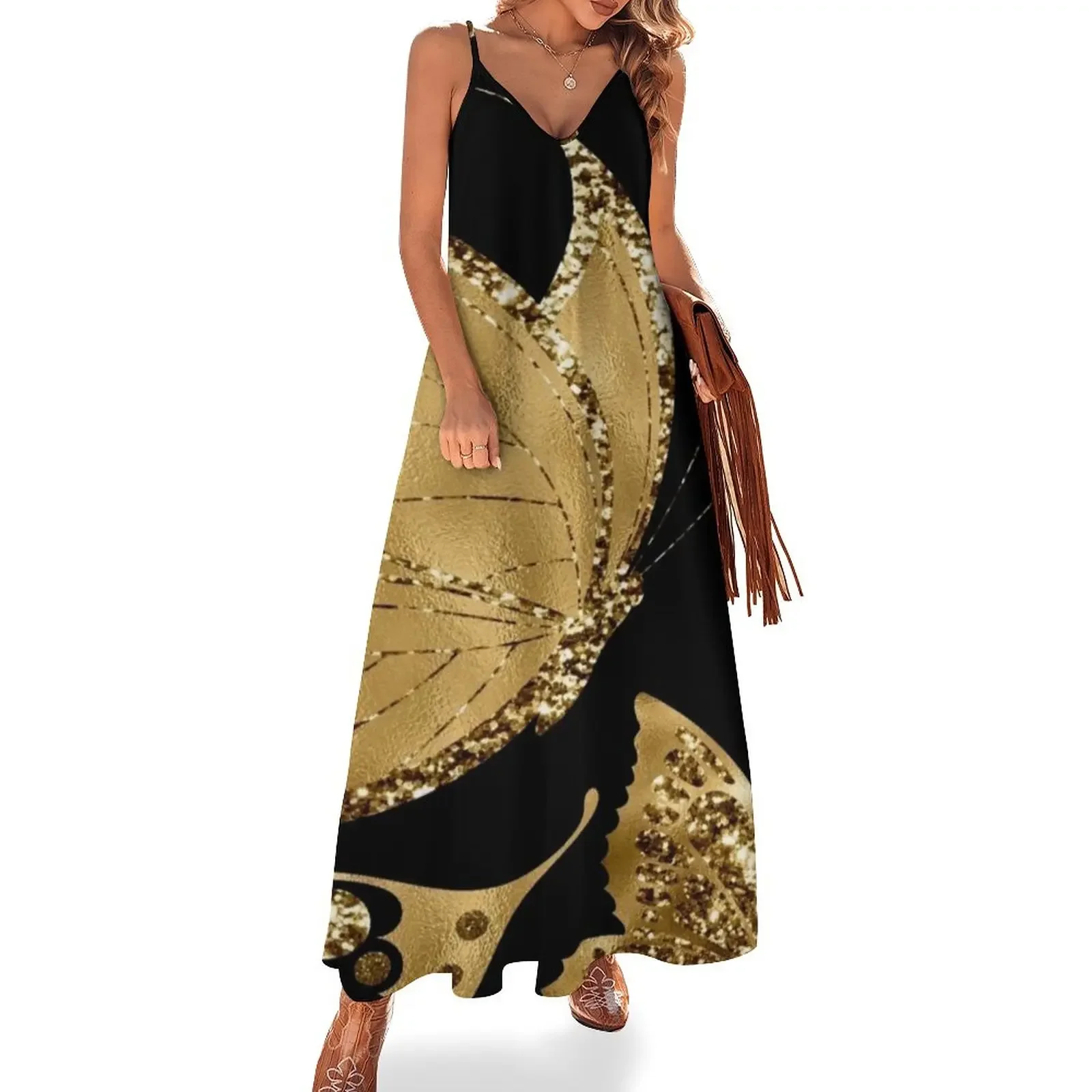 Goldenbutterfly Sleeveless Dress women's summer dresses 2025 dress party night women's clothing summer 2025 novelties Dress
Goldenbutterfly Sleeveless Dress women's summer dresses 2025 dress party night women's clothing summer 2025 novelties Dress