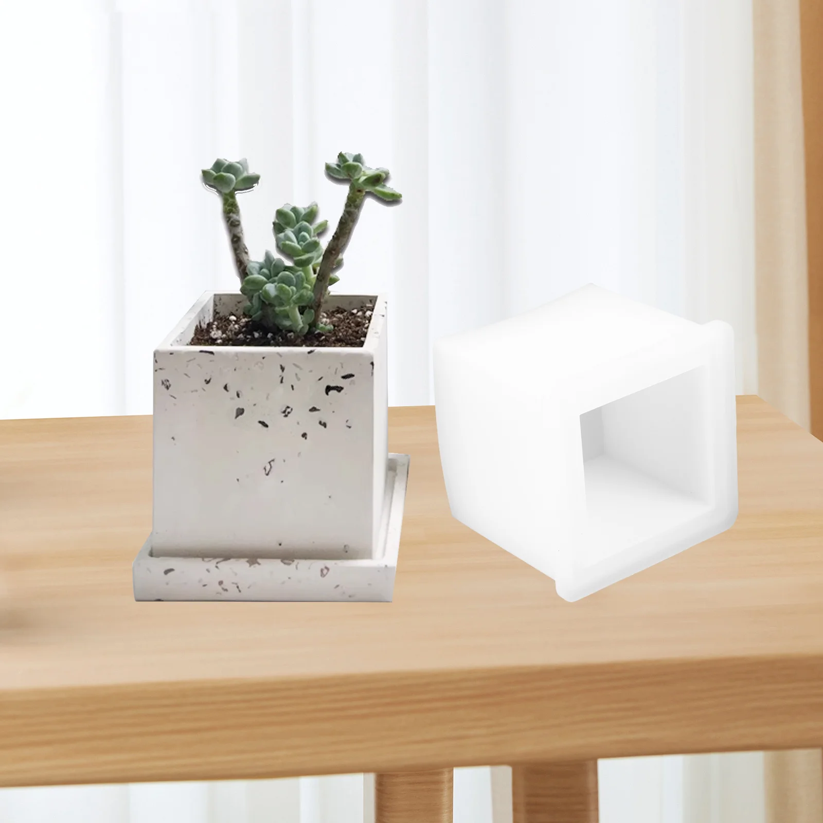 1 set 1 Set Silicone Flower Pot Diy Planter Saucer Making Mold For Concrete Epoxy Craft Vase Holder Desktop Decor Organizer Cup
1 set 1 Set Silicone Flower Pot Diy Planter Saucer Making Mold For Concrete Epoxy Craft Vase Holder Desktop Decor Organizer Cup