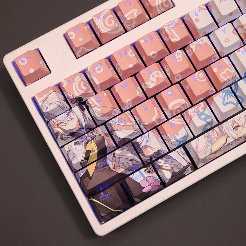 108 Keys/Set Game Blue Archive Shirasu Azusa PBT Cherry Profile Keycaps for MX Switch Keycaps for DIY Mechanical Keyboard Gaming
108 Keys/Set Game Blue Archive Shirasu Azusa PBT Cherry Profile Keycaps for MX Switch Keycaps for DIY Mechanical Keyboard Gaming