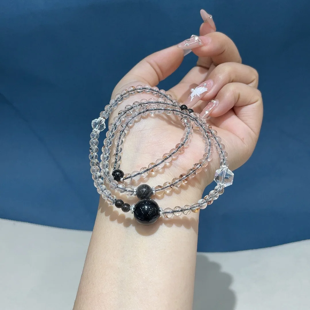 Black Gold Super Design Simple Three-circle Bracelet Versatile Temperament Light Luxury High-end Multi-circle Bracelet Women's
Black Gold Super Design Simple Three-circle Bracelet Versatile Temperament Light Luxury High-end Multi-circle Bracelet Women's