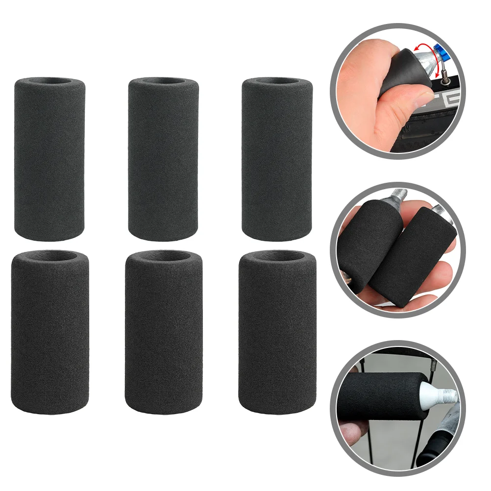 6 Pcs Co2 Cylinder Set Tire Supply Vertical Tie Pump Cover Inflator Bike Accessory Portable Sponge
6 Pcs Co2 Cylinder Set Tire Supply Vertical Tie Pump Cover Inflator Bike Accessory Portable Sponge