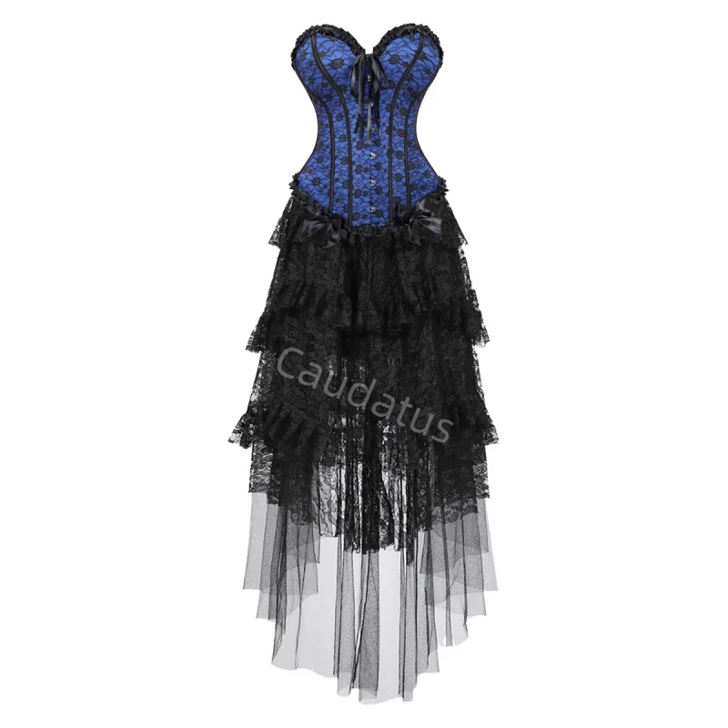 Corset Dress Costume long skirt Set With Lace Bustier Costume Party Sexy medieval Ladies Outfit Plus Size Gothic Halloween pink
Corset Dress Costume long skirt Set With Lace Bustier Costume Party Sexy medieval Ladies Outfit Plus Size Gothic Halloween pink