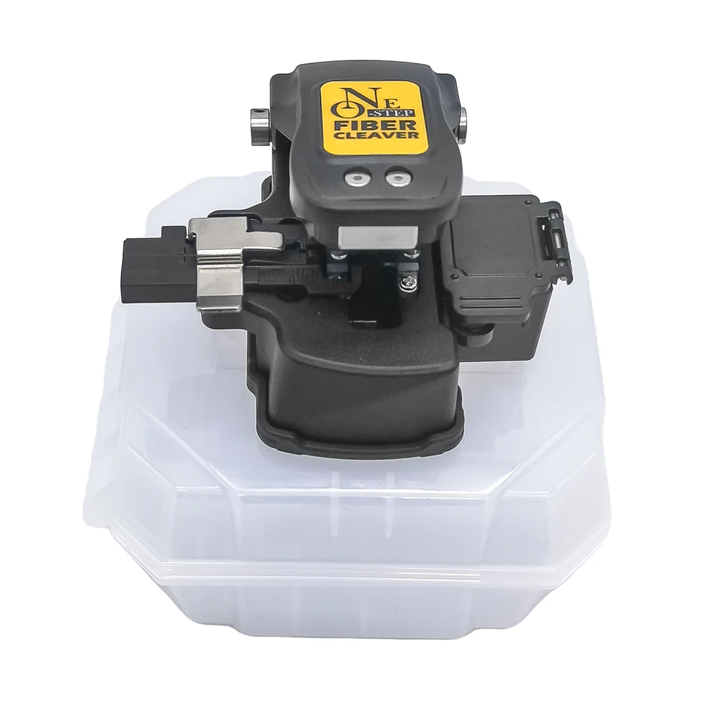 High-precision One-Step Fully Automatic Fiber Optic cleaver With 5-in-1 Fixture Optical Fiber Fusion Splicer Cutting Knife
High-precision One-Step Fully Automatic Fiber Optic cleaver With 5-in-1 Fixture Optical Fiber Fusion Splicer Cutting Knife