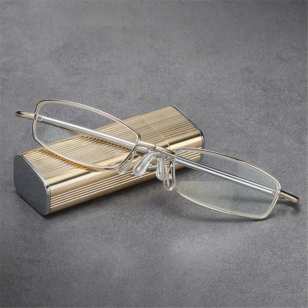 Anti UV/Glare/Eyestrain Reading Glasses with Case Spring Hinge Foldable Readers Small Portable Presbyopia Eyeglasses
Anti UV/Glare/Eyestrain Reading Glasses with Case Spring Hinge Foldable Readers Small Portable Presbyopia Eyeglasses