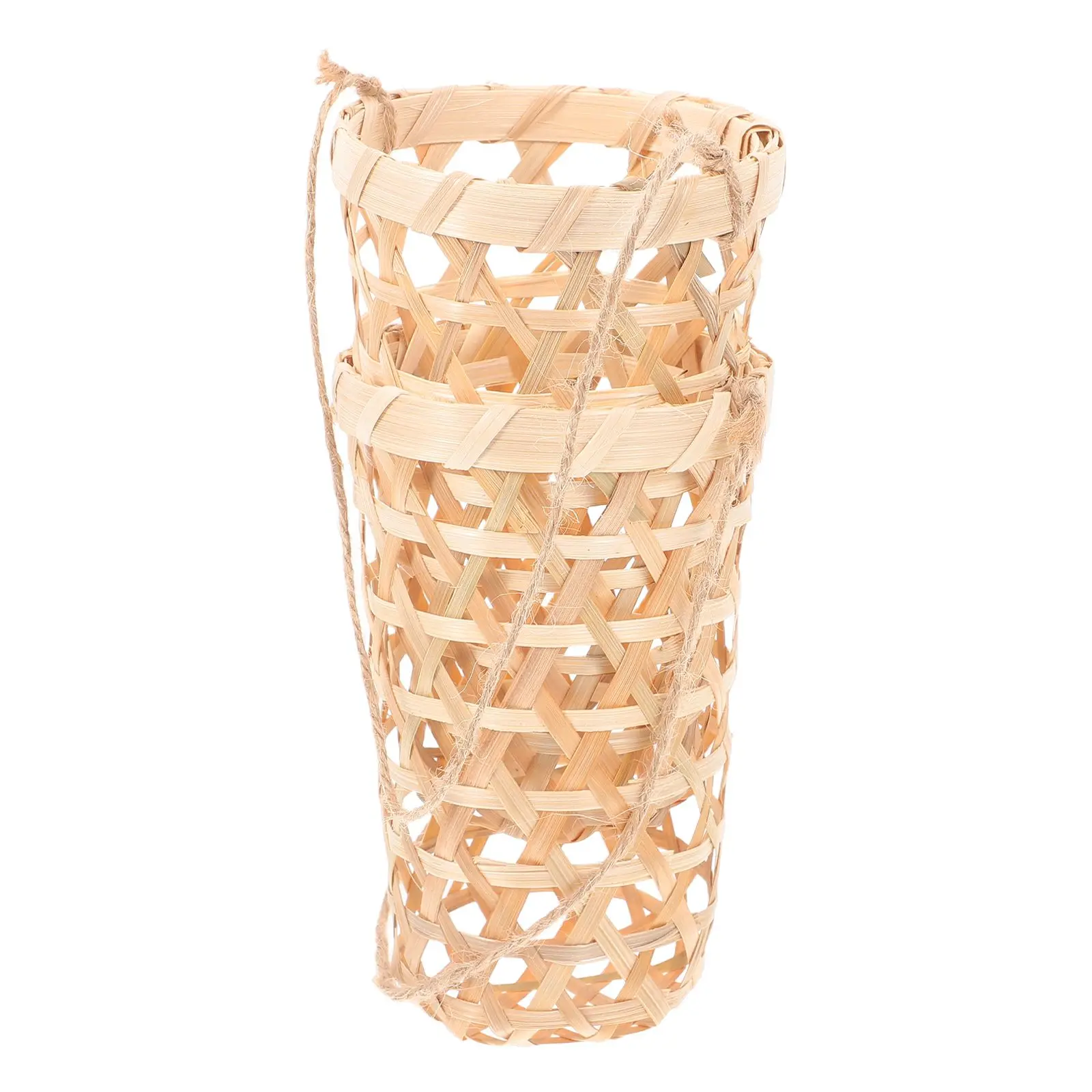 2 Pcs Wall Mounted Bamboo Flower Baskets Woven Hanging Basket for Plants Decor Small Planter Accessories
2 Pcs Wall Mounted Bamboo Flower Baskets Woven Hanging Basket for Plants Decor Small Planter Accessories