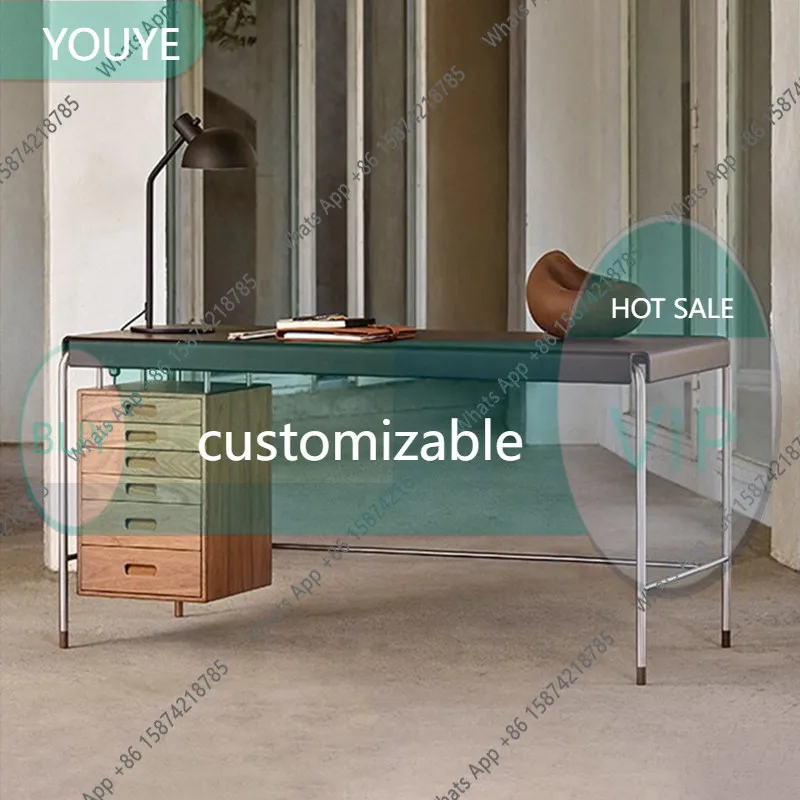 yW Bauhaus minimalist desk retro style with locker computer desk stainless steel designer desk 1
yW Bauhaus minimalist desk retro style with locker computer desk stainless steel designer desk 1