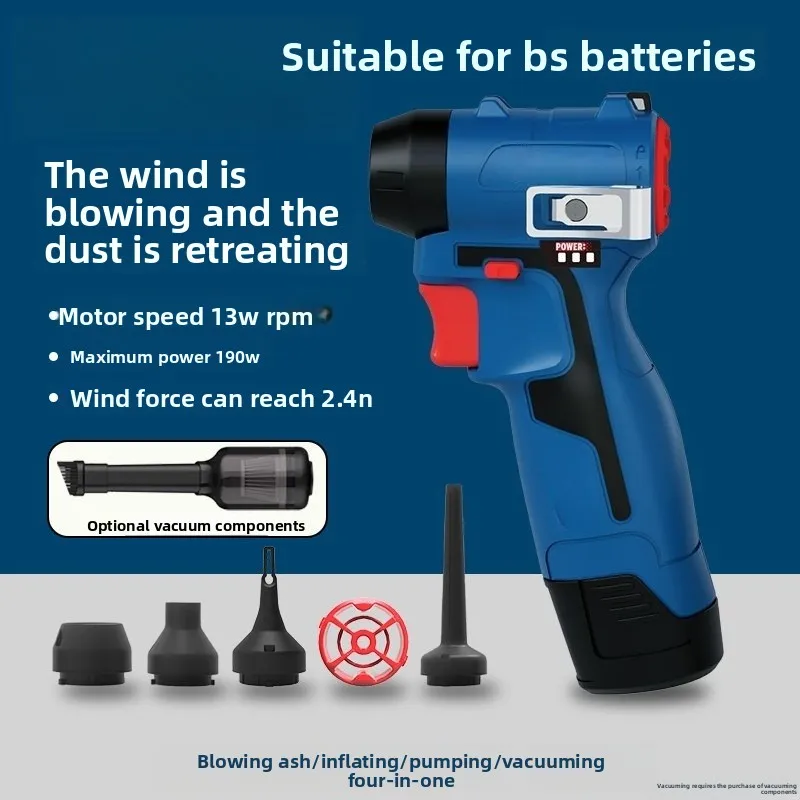 CT093 Mini Turbo Cordless Dust Blower, High Power Brushless Lithium Battery Air Duster for Dust Removal
CT093 Mini Turbo Cordless Dust Blower, High Power Brushless Lithium Battery Air Duster for Dust Removal