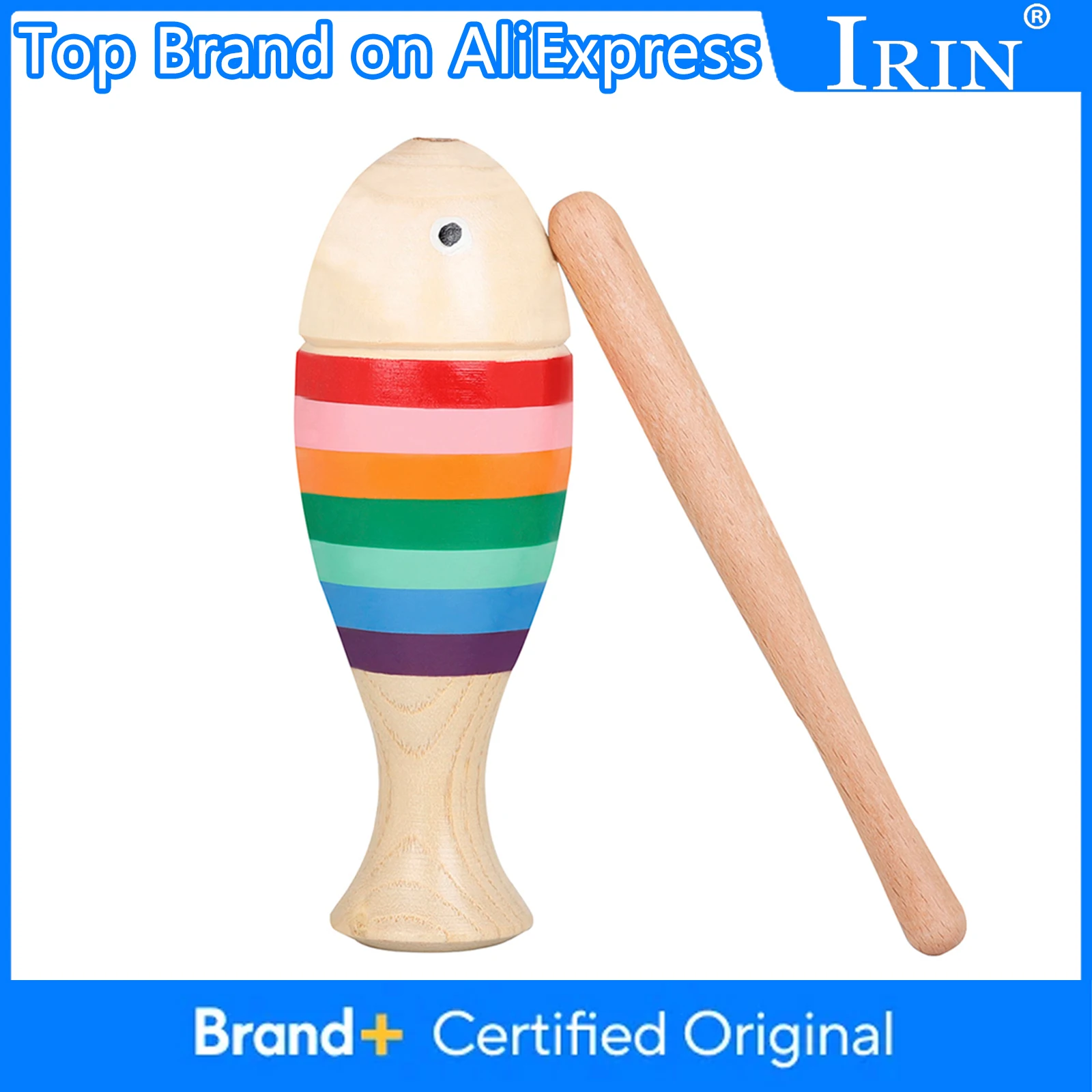 Orff Musical Instrument for Children Kid Professional Percussion Wooden Colorful Fish Music Early Education Tool Gift With Stick
Orff Musical Instrument for Children Kid Professional Percussion Wooden Colorful Fish Music Early Education Tool Gift With Stick