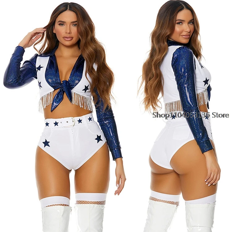 Детский костюм для косплея футбольной Болельщицы, сексуальный женский пиджак и шорты с ремнем, костюм для Хэллоуина, костюм для выступления на сцене 
Детский костюм для косплея футбольной Болельщицы, сексуальный женский пиджак и шорты с ремнем, костюм для Хэллоуина, костюм для выступления на сцене