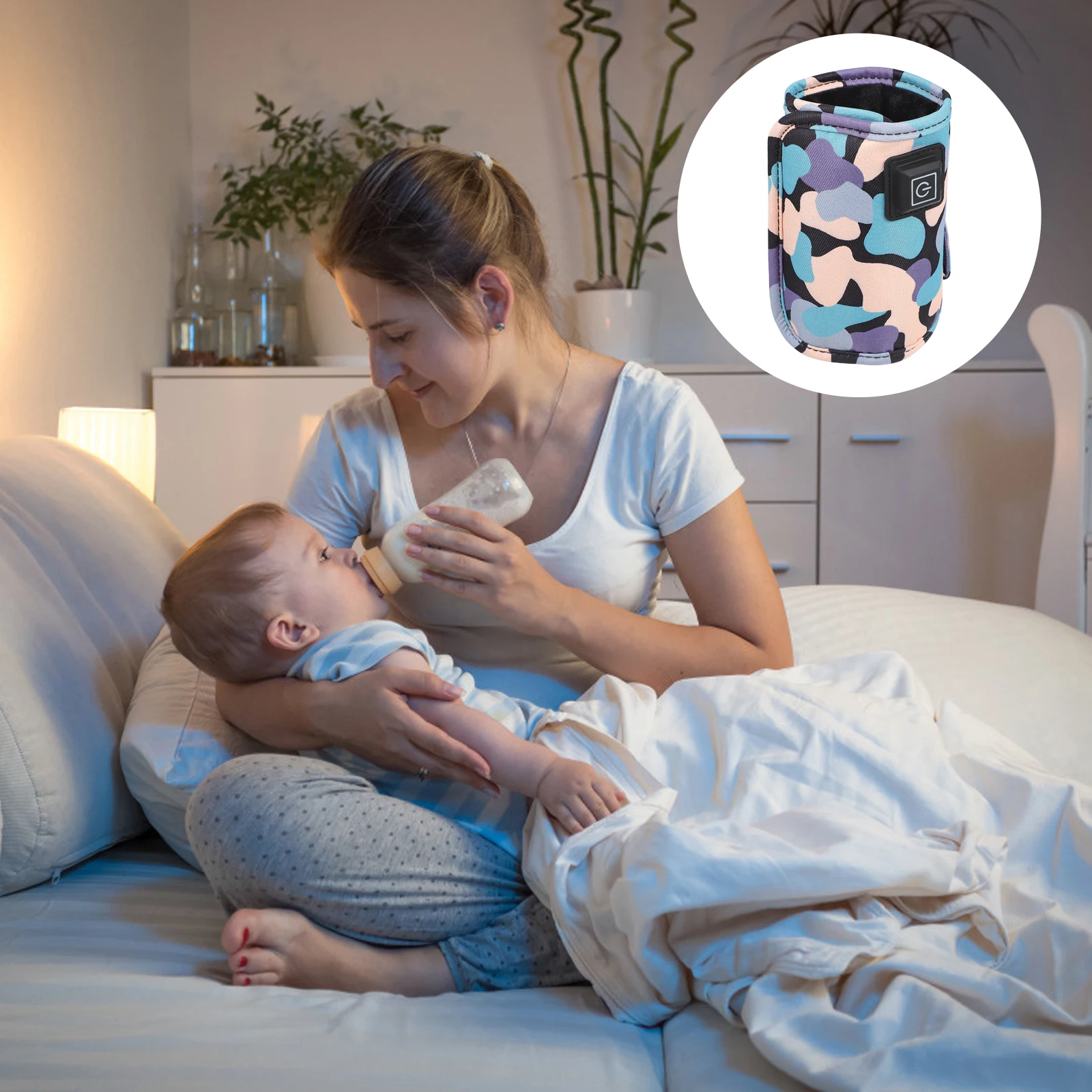 USB 3 Gears Adjustable Warmer 24H Constant Temperature Heating Case for Milk Bottle Baby Bottle Feeding Cover Infant for Newborn
USB 3 Gears Adjustable Warmer 24H Constant Temperature Heating Case for Milk Bottle Baby Bottle Feeding Cover Infant for Newborn