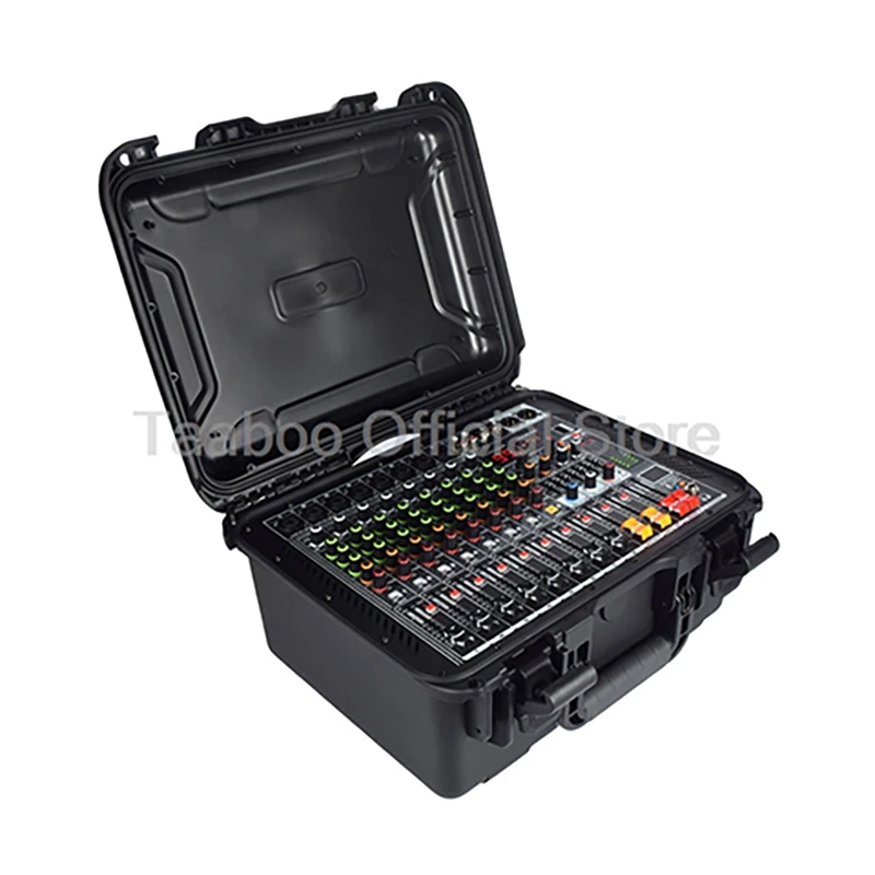 350W Sound Mixer 8 Channel Mixing Console Handheld Box Audio Mixer with Power Amplifier Bluetooth USB for DJ Bar Party KTV Stage
350W Sound Mixer 8 Channel Mixing Console Handheld Box Audio Mixer with Power Amplifier Bluetooth USB for DJ Bar Party KTV Stage