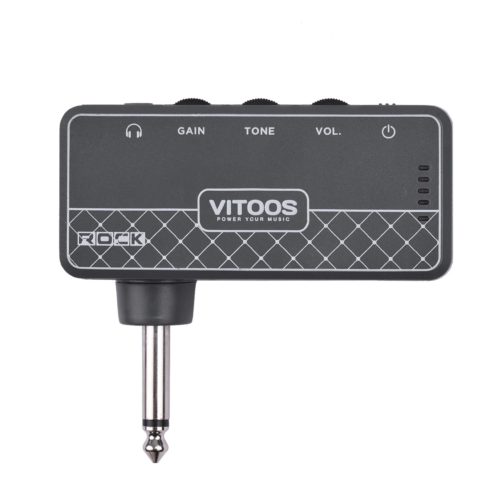 VITOOS ROCK Guitar Headphone Amplifier Amp 1/4 Inch Plug 3.5mm Headphone Jack & Aux In with Gain Tone Volume Contorls Built-in R
VITOOS ROCK Guitar Headphone Amplifier Amp 1/4 Inch Plug 3.5mm Headphone Jack & Aux In with Gain Tone Volume Contorls Built-in R
