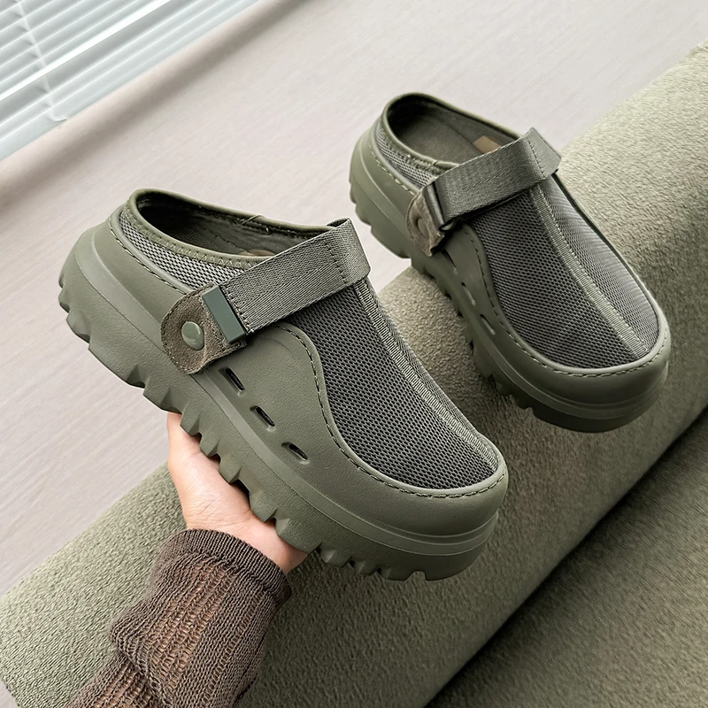 Casual Shoes Elevator Slides Sandal Platform Clogs Half Shoes for Men Mules Women Couple Slippers Outdoor Indoor Open-back
Casual Shoes Elevator Slides Sandal Platform Clogs Half Shoes for Men Mules Women Couple Slippers Outdoor Indoor Open-back